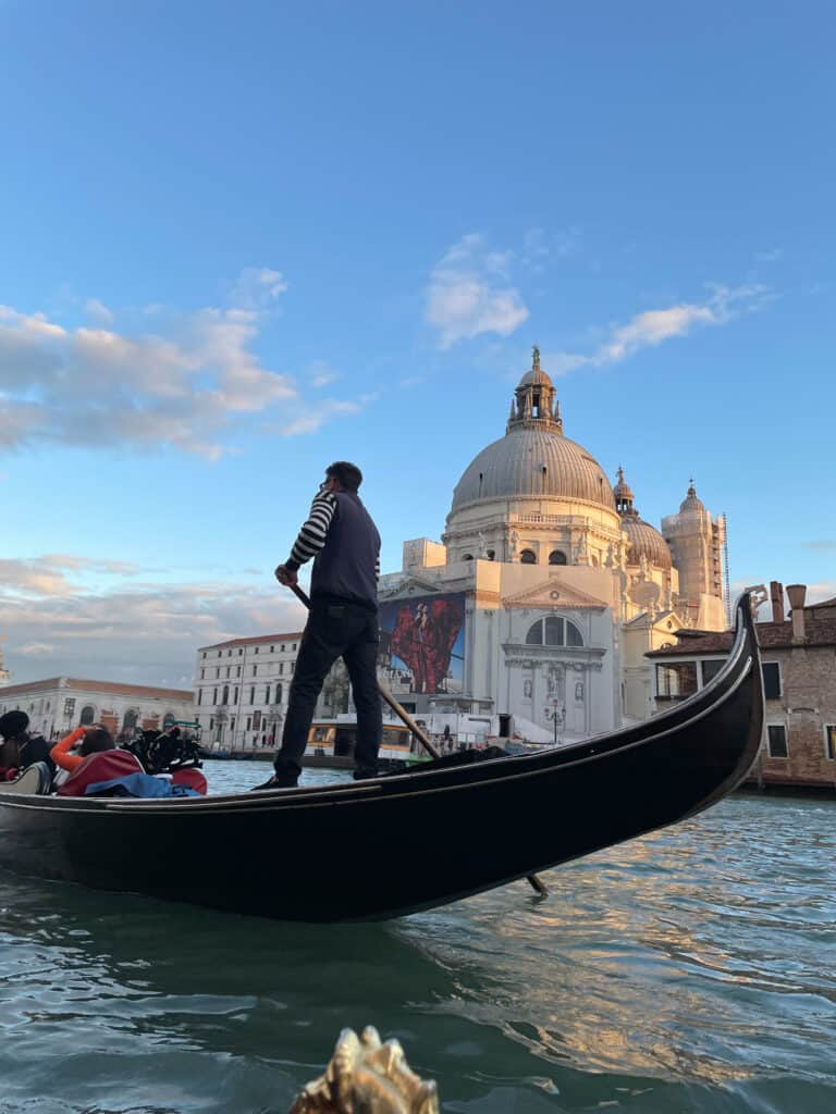Gondola Ride on the Grand Canal in Venice, Italy