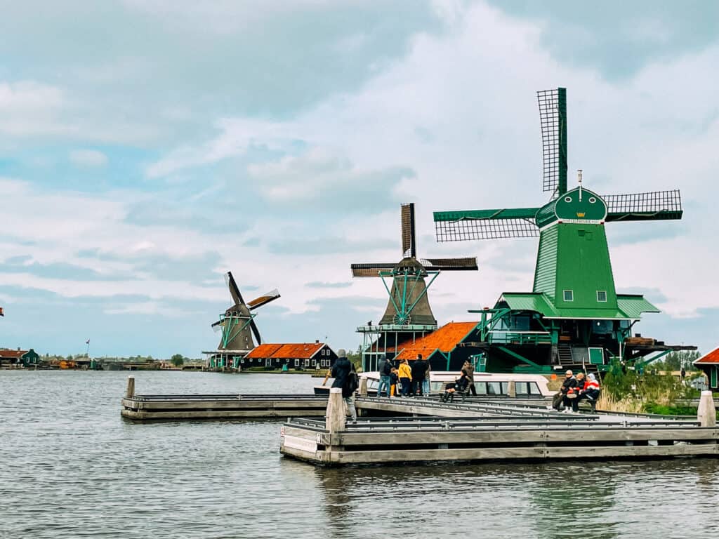 Windmills in Zans Schans, Amsterdam