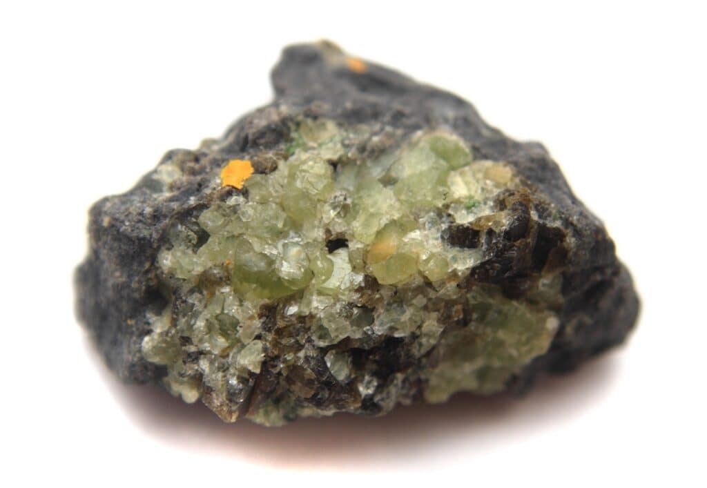 a raw chunk of peridot