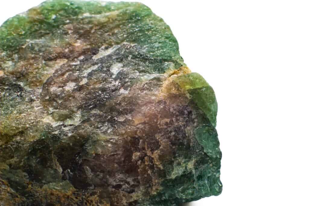 green aventurine up close