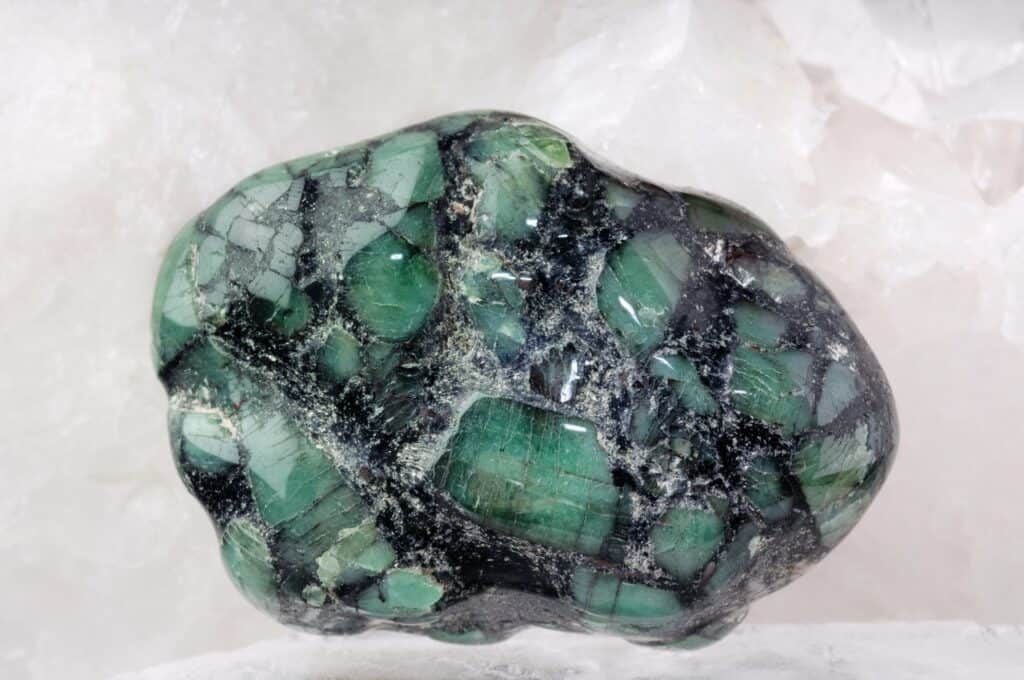 black and green emerald
