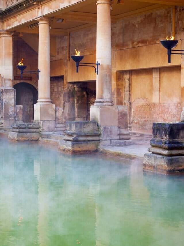 Visiting Roman Baths on day trips to Bath from London