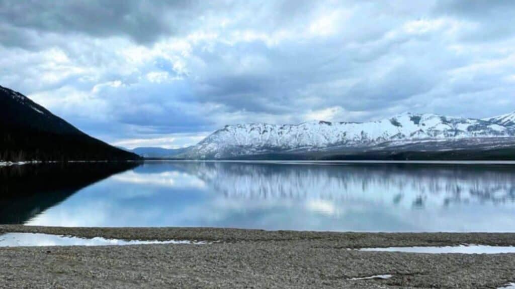 Glacier National Park in winter
