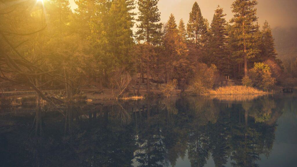 Morning at Lake Arrowhead California