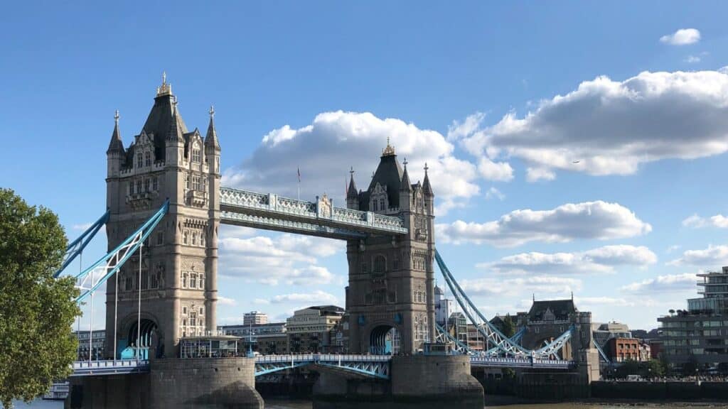 The Tower Bridge in London, England