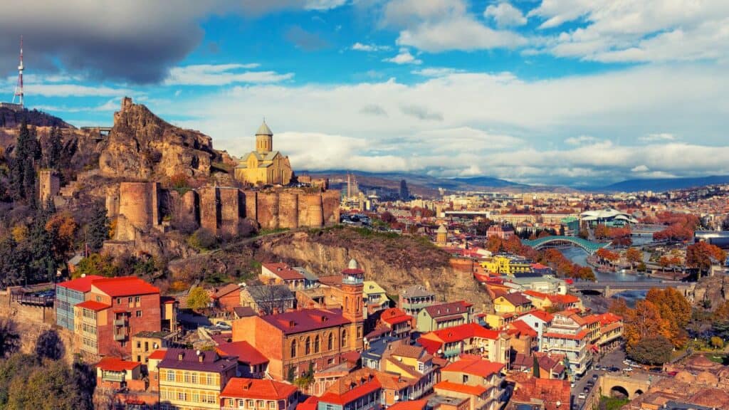 Panoramic view of Tbilisi, Georgia