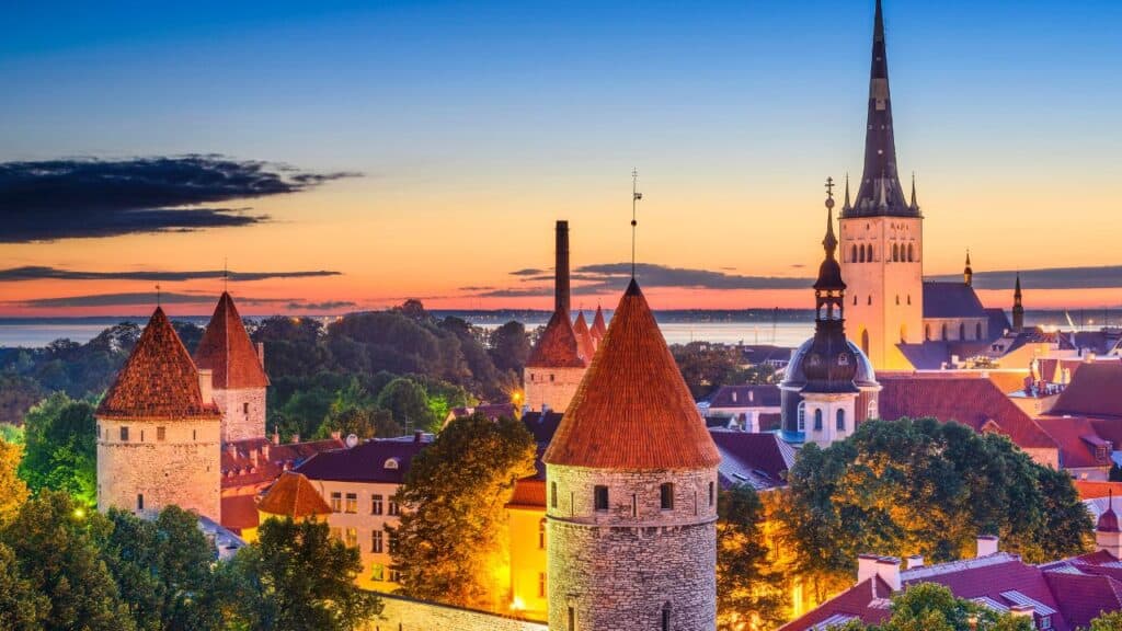 Tallinn Estonia Old City