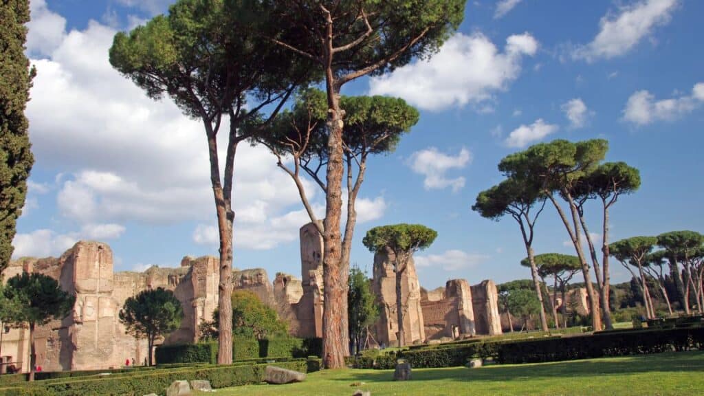 Roman public baths, Rome, Italy