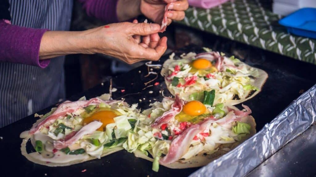 Tokyo Street Food on A grill