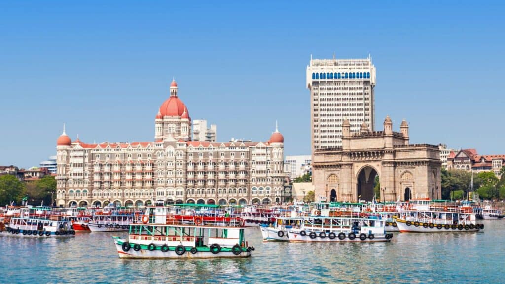 Taj Mahal Hotel and Gateway of India