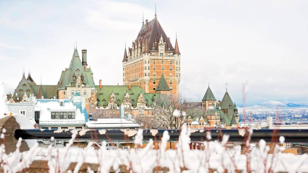 Historic Chateau Frontenac in Quebec City