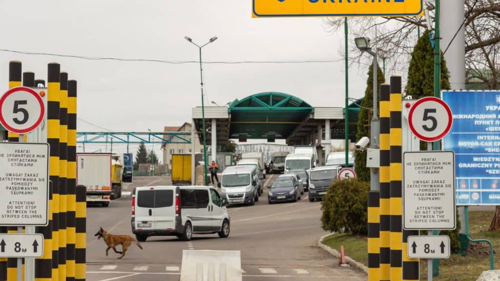 SHEGINI, UKRAINE - March, 2019: The system for the detection of