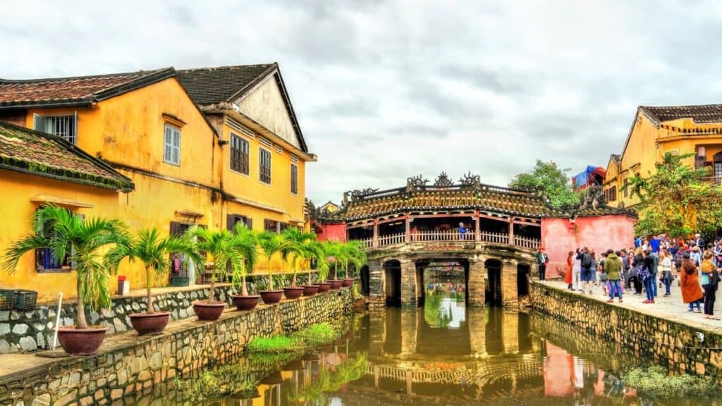 Japanese covered bridge in Hoi An, Vietnam