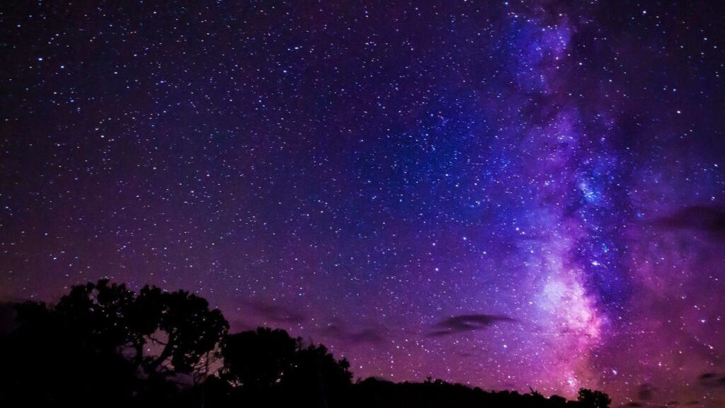 Milky Way Night Sky Star