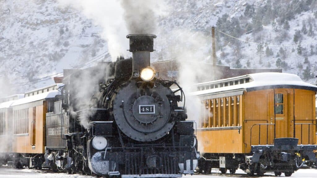 Polar Express Train in Durango, Colorado
