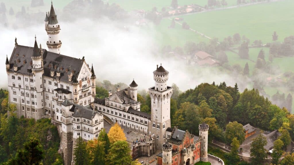 Neuschwanstein Castle in Bavaria Germany