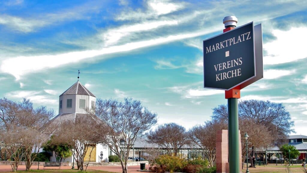 Vereins Kirche in Fredericksburg, Texas