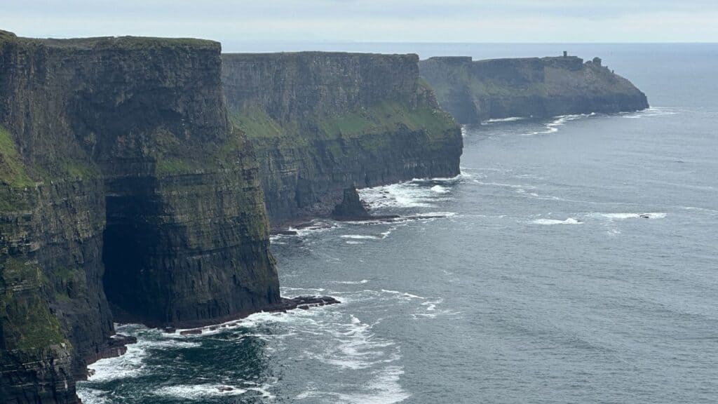 View of the Cliffs of Moher from the walk to O'Brien's Tower.