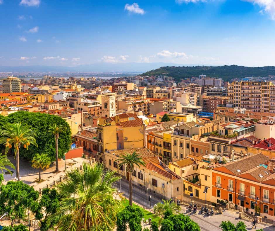 Cagliari, Sardinia, Italy Cityscape