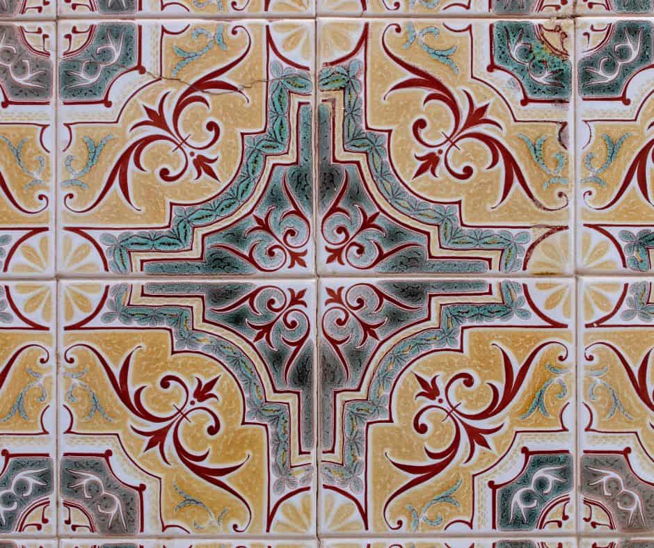 Portuguese azulejo texture